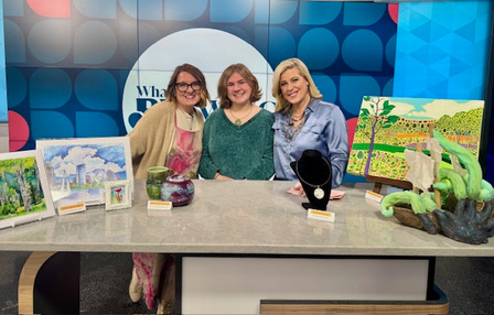 Art in the Burg featured on local TV news